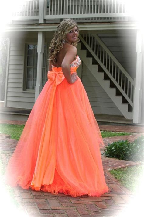 Proms And Special Occasionsneon Coral Dress By Macduggal