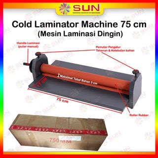 Jual Alat Mesin Laminating Laminasi Dingin Cold Laminator Mm