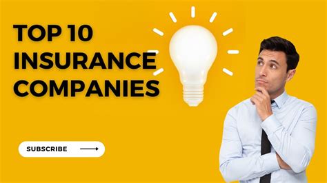 Top 10 Insurance Companies Youtube