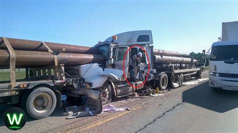 Tragic Most Shocking Truck Crashes Filmed Seconds Before Disaster That