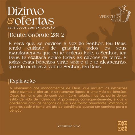 Palavras Sobre Dízimo E Oferta - Palavra de Oferta Dízimo com Explicação: 28 Versos Explicados