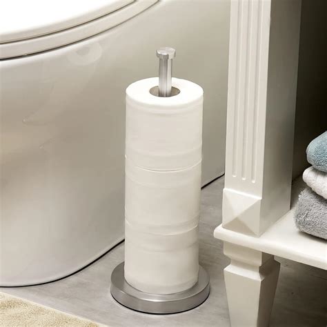 Kes Toilet Paper Storage Stand Freestanding Bathroom Toilet Paper