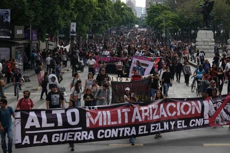 Simpatizantes Marcharon Del Ngel De La Independencia Al Z Calo En