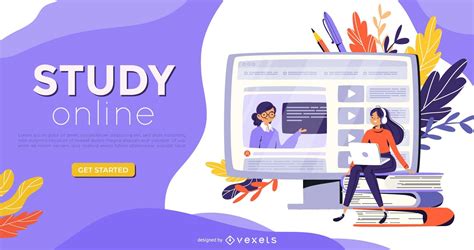 Study Online Web Slider Design Vector Download