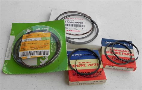 NOS Kawasaki Piston Ring Set 0 040 OS For G3SS G3TR G4TR G5 KV100 1970