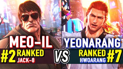 T Meo Il Ranked Jack Vs Yeonarang Ranked Hwoarang