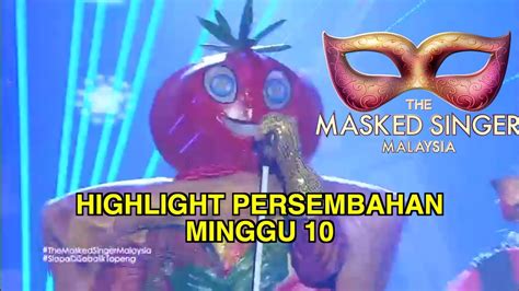 Minggu Highlights Komen Juri Persembahan The Masked Singer