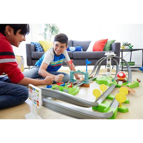 Orjinal Hot Wheels Mario Kart Çılgın Dönüş Parkuru Mario Büyük Yarış Seti En Büyük Mario Yarış