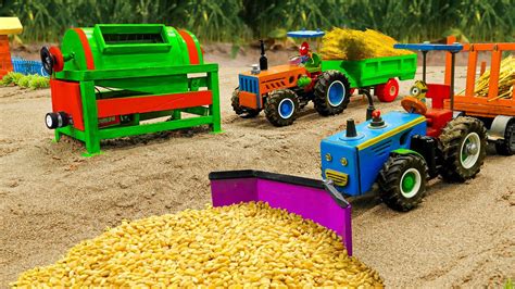 Top Diy Tractor Making Mini Wheat Thresher Science Project Diy