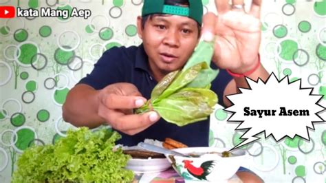 Mukbang Nasi Liwet Ikan Asin Sayur Asem Sambal Lalapan Selada Daun