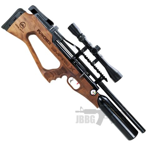 Kral Puncher Empire X Walnut Stock PCP 177 Air Rifle Just Air Guns