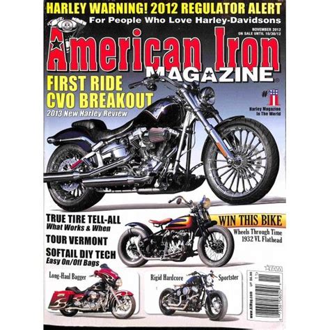 American Iron Magazine, November 2012 | Bike magazine, Motorcycle ...