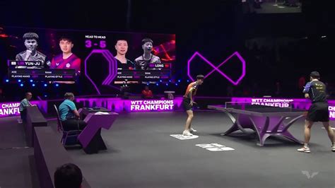 Amazing Final Ma Long Lin Yun Ju MS Final World Table Tennis WTT