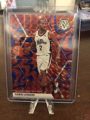 Panini Mosaic Mosaic Blue Reactive Kawhi Leonard Ebay