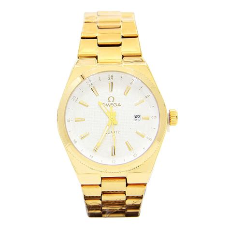 Omega Gold Stainless Steel Men Watch - WatchStreet