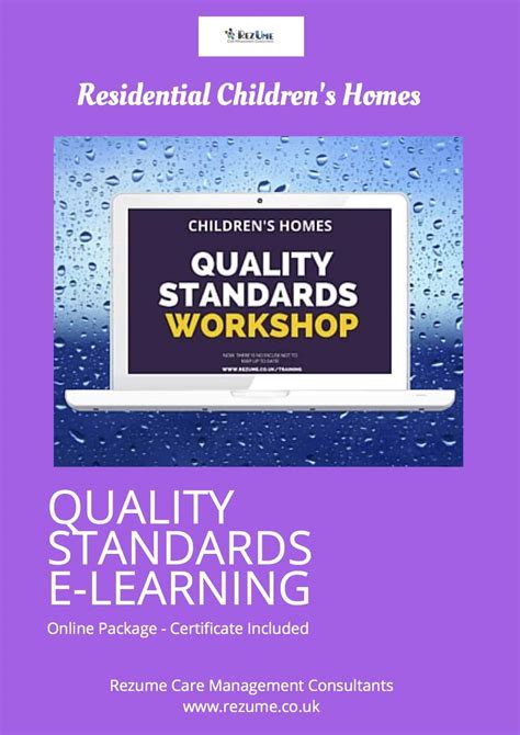 Children’s Homes Quality Standards E-Learning