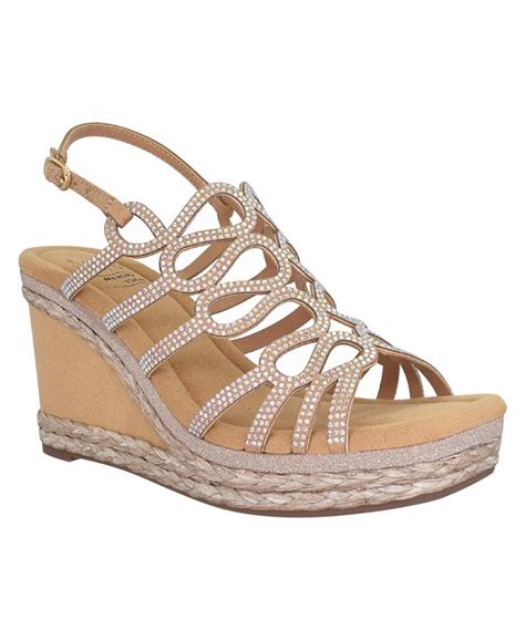 Impo Womens Orleans Platform Wedge Sandals Macys