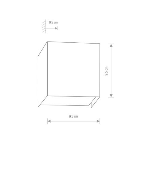 Nowodvorski Zidna Lampa Cube Elton Rasveta