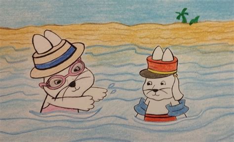 Max and Ruby at the beach by Petrababy on DeviantArt