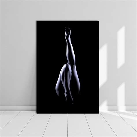 Erotic Wall Art Canvas Set Sexy Body Decor Erotic Nude Canvas Girl Nu Print Contemporary Art