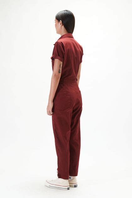 Bintēji Worksuit V2 Maroon Red Rue Stiic