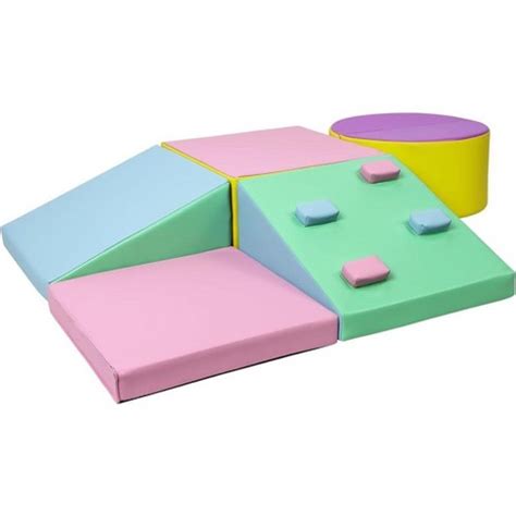 Foam Climbing Blocks Set For Toddlers And Preschoolers Soft Indoor ...