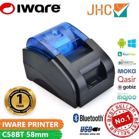 Jual Printer Kasir Iware Thermal Usb Bluetooth Mm C Bt C Bt