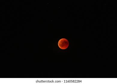 Red Moon Eclipse On Black Stock Photo (Edit Now) 1145300267