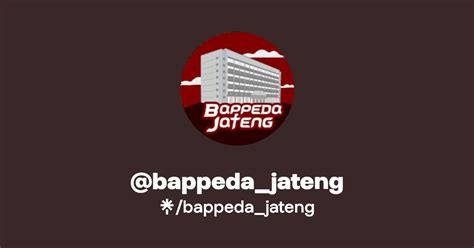 Bappeda Jateng Twitter Instagram Facebook Linktree