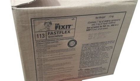 White Crystal Dr Fixit Fast Flex Waterproofing Chemical Packaging