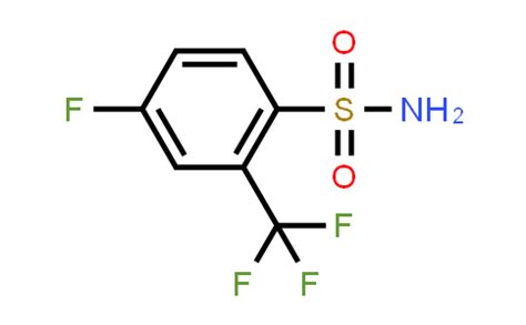 4 Fluoro 2 trifluoromethyl benzenesulfonamide 1040687 55 5 해서 화공