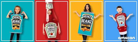 Pkt 9913345 Adult Heinz Ketchup Bottle Costume Tabard Standard