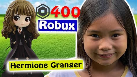 Hermione Granger And Robux Of Roblox Rain B Almonia Youtube