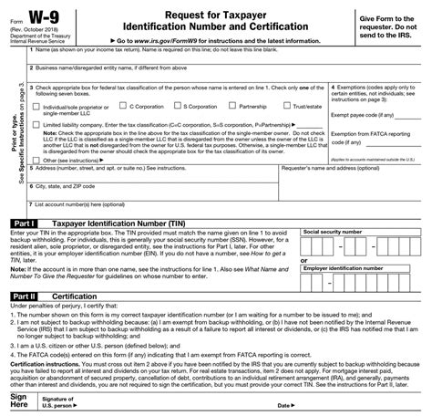 2024 W 9 Form Printable - Ellen Hermine