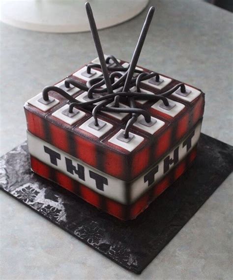 Minecraft Tnt Cake Ideas