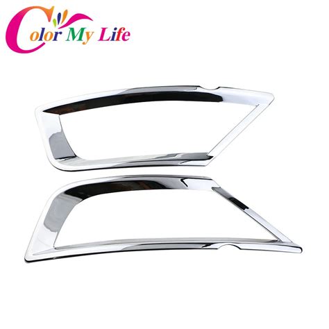 Color My Life ABS Rear Fog Lamps Fog Lamp Fog Light Chrome Cover