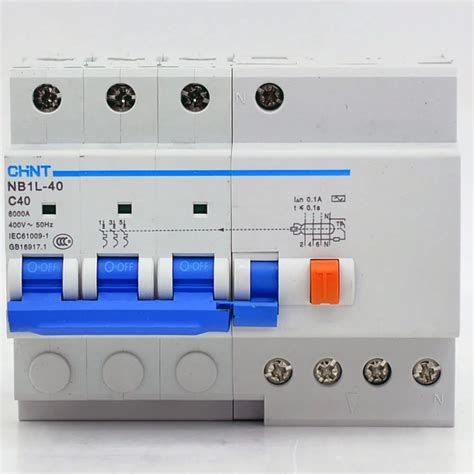 Chint Nb L Residual Current Operated Circuit Breaker With Over Current