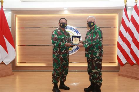 Kepala Staf Koarmada Ii Terima Courtesy Call Cc Kabaminkum Tni