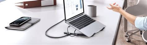 UGREEN 80551 X Kit USB C Hub Docking Station With Laptop Stand