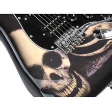 Rocktile Pro ST60 SKULL E Gitarre Skull Design 1 Humbucker 2 Single