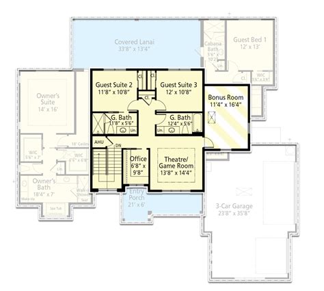 Southern Coastal Contemporary Home Plan With Great Indoor Outdoor