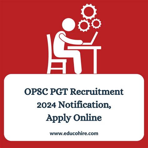 Opsc Pgt Recruitment Notification Apply Online Educohire