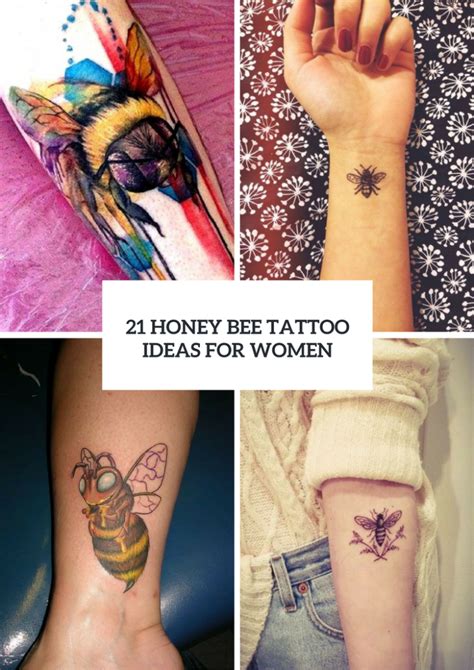 21 Honey Bee Tattoo Ideas For Women Styleoholic