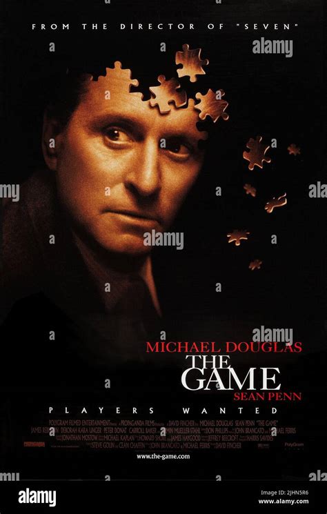 MICHAEL DOUGLAS POSTER, THE GAME, 1997 Stock Photo - Alamy