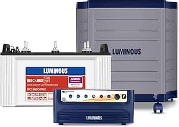 Luminous Inverter Battery Combo Power Sine Pure Sine Wave Va