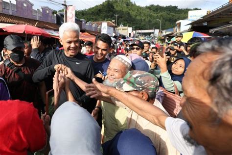 Ganjar Mulai Hari Kampanye Ke 50 Dengan Olah Raga Pagi Di Banjarnegara