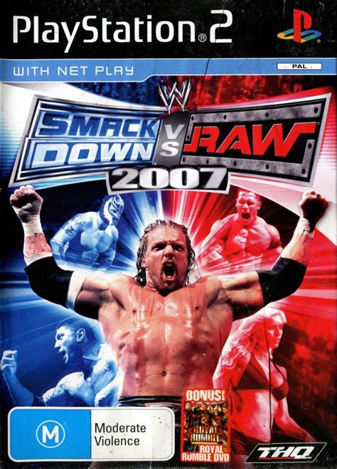 Wwe Smackdown Vs Raw 2007 Cover Or Packaging Material Mobygames