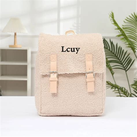 Children-s-Plush-Backpack-Large-Capacity-Student-Schoolbag-Personalized ...