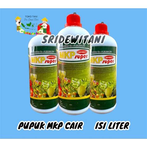 Jual PUPUK MKP CAIR 1 LITER NUCINDO Pupuk NUTRISI PEMBUAHAN PEMBESAR