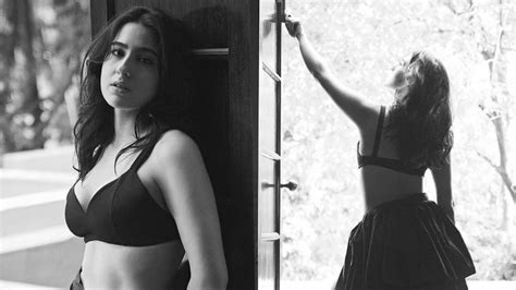 Watch Sara Ali Khan Plays Sexy Seductress In Black Bikini Top Ruffled